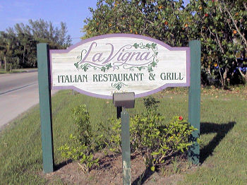 La Vigna Restaurant on Sanibel Island