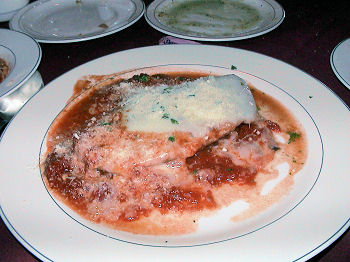 La Vigna Restaurant Dinner Entree