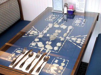 Inside Sanibel Cafe on Sanibel Island