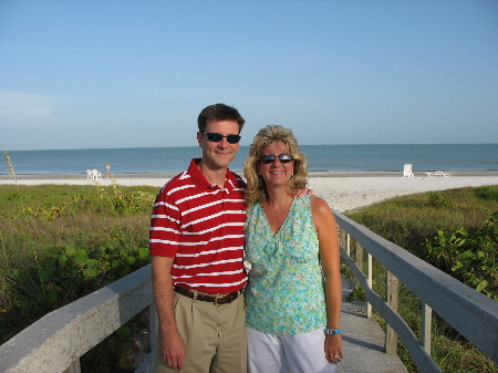 Susan and Fred on Sanibel Island