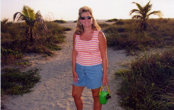Susan at Blind Pass on Sanibel Island!